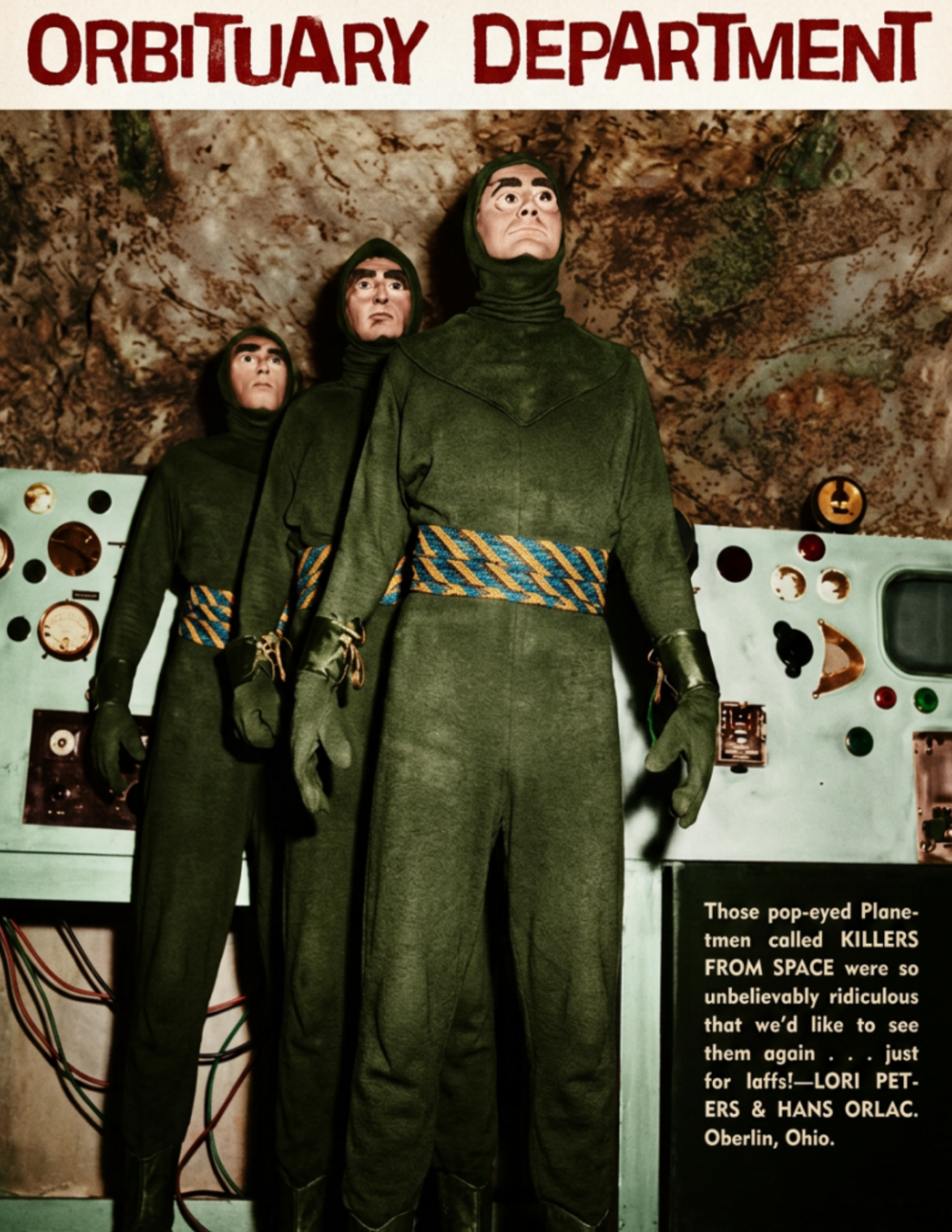Spacemen magazine flying saucer scan