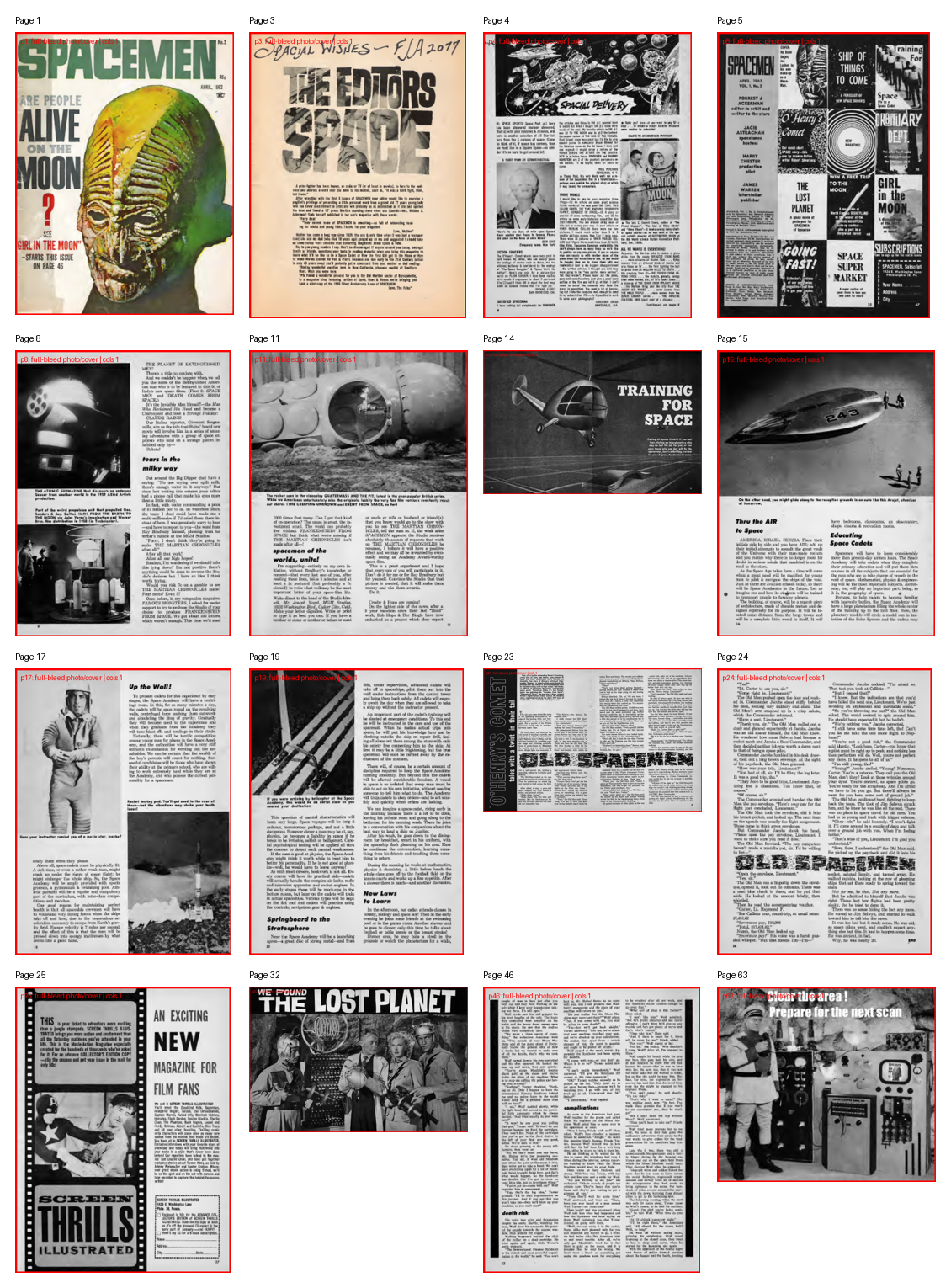 Annotated Spacemen grid samples