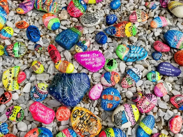 Souvenir refrigerator magnets from Italy