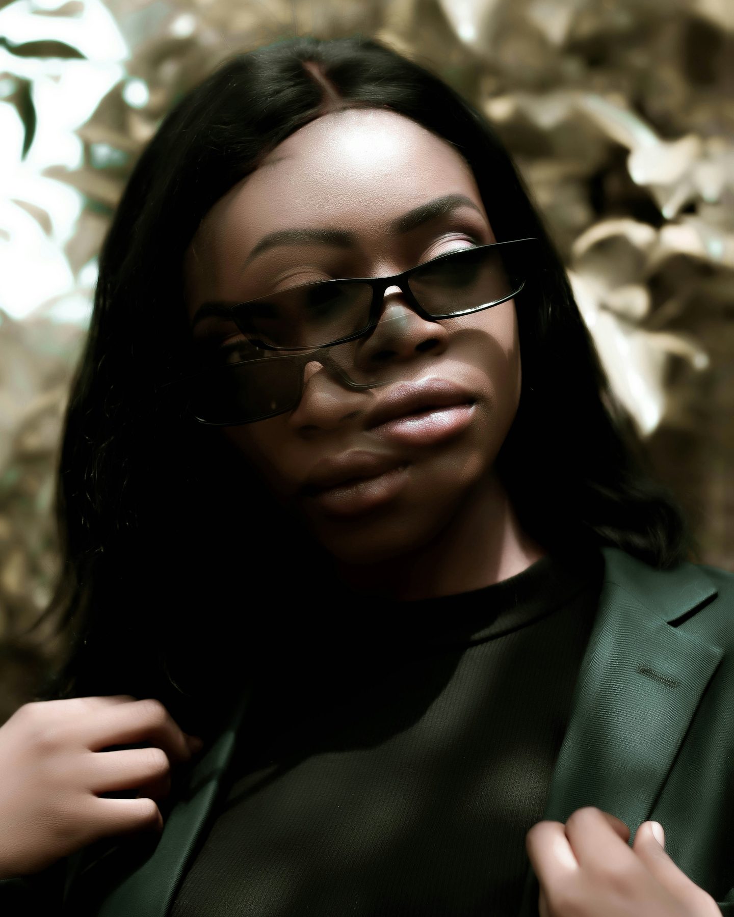 Portrait with glasses